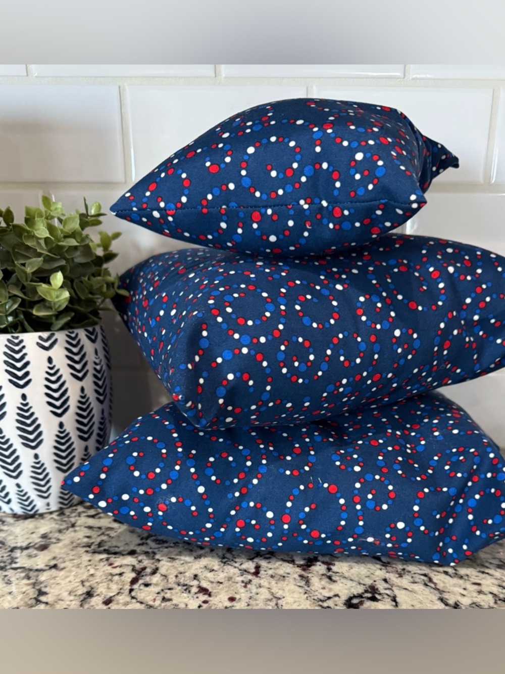 PURSE PILLOWS-Set of 3-ASSORTED SIZES.